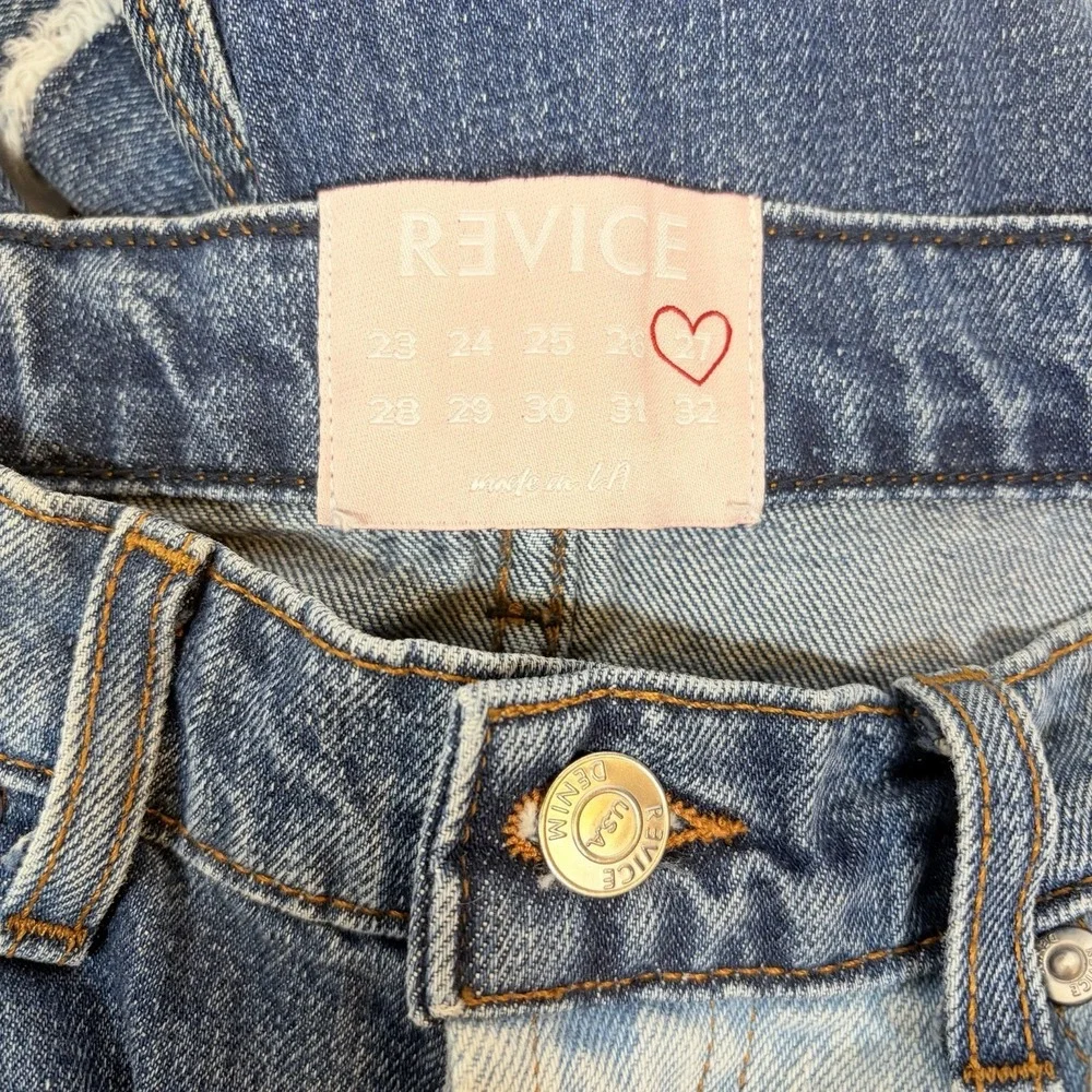 Revice Size 27‎ Patchwork Re done Matchmaker Love at First Sight Jeans Straight